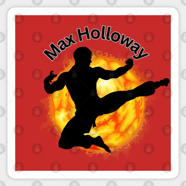 Max Holloway Sticker by murshid